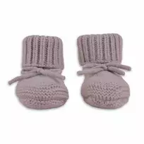 Lodger Slipper Merino Wool kūdikių šlepetės, rožinės, 0-6 mėn.