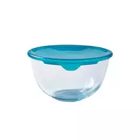 PYREX stiklinis maišymo dubuo su dangteliu 2,3L Ø21cm