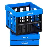 Daiktų laikymo dėžės VEVOR ZJKS343428W, 3 vnt., 25 l, Mėlyna/juoda, 338 × 342 × 280 mm
