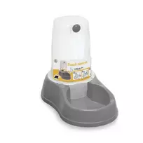 Stefanplast Break Reserve vandens dubenėlis su dozatoriumi augintiniams, 1,5 L, 28,5x18,5x22 cm, pilkas