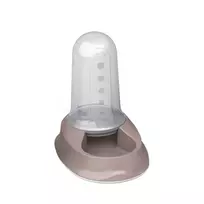 STEFANPLAST Chic 2L automatinis šėryklė ir girdykla, šviesiai pilka, 32 x 21 x 29 cm