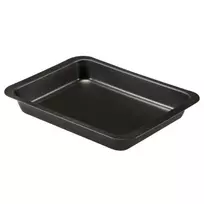 Guardini Gardenia stačiakampė kepimo forma 22 x 28 x 4,7 cm, neprideganti anglinio plieno, juoda