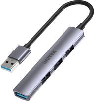 Unitek Hub USB-A 1*USB-A 5Gbps, 3*USB-A 2.0 alu