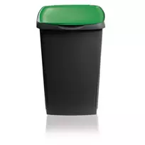 GIOSTYLE Eco Solution 45L atliekų konteineris 37x36x53,5cm tamsiai pilkas/žalias