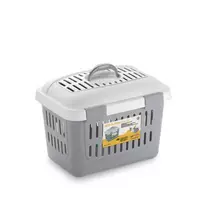 STEFANPLAST Transportavimo narvas Midi Gulliver 45x33x33cm Baltas/Pilkas