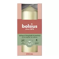 BOLSIUS LED žvakė cilindro formos Ø120x58mm sidabrinė
