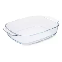 GUARDINI stiklinė kepimo forma stačiakampė borosilikatinis stiklas 34x22,5x6 cm / 2,7 L