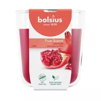 BOLSIUS True Scents granato kvapo žvakė stiklinėje Ø97x85mm
