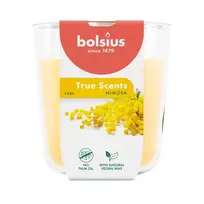BOLSIUS True Scents kvapioji žvakė stiklinėje - Mimosa, 97x85 mm