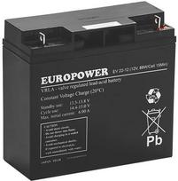 Akumulator AGM EUROPOWER serii EV 12V 20Ah/C10