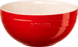 STAUB apvali patiekimo lėkštė 24 cm, vyšninė raudona