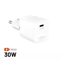 Fixed Mini USB-C GaN įkroviklis 30W - juodas