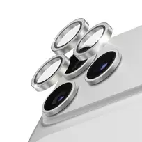 PanzerGlass Hoops keraminis objektyvo apsauginis stikliukas Glitter Silver, skirtas iPhone 18 Pro / 18 Pro Max