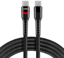 KABEL USB-C / USB-C LED RGB everActive CBB-1PDRS 100cm 48V 5A 240W