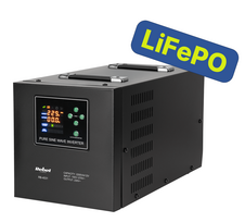 Nepertraukiamo maitinimo šaltinis 2200VA / 1600W, gryna sinusoidė, LiFePO4, GEL ir AGM akumuliatoria