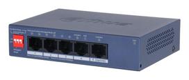 Dahua Technology CS4005-4ET1GT-36 network switch Managed L2 Gigabit Ethernet (10/100/1000) Power over Ethernet (PoE) Blue