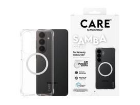 CARE by PanzerGlass Samba Case Transparent w. White Qi Samsung New Galaxy S26 Plus | PanzerGlass