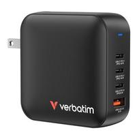 Verbatim Mini-GaN Ladegerät 165W 4 Anschluss (Black)