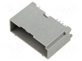 Connector: automotive | male | Automotive | PIN: 24 | on PCBs | SMT | grey