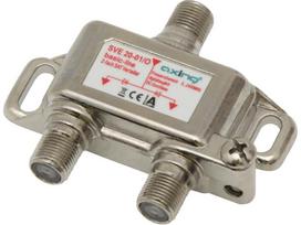 TV, SAT, HDMI, DVI kabeliai ir priedai // Konektori, aksesuāri un instrumenti koaksiālajiem kabeļiem // 77-122# Rozgałęźnik f: sve20-01 gn-2gn 5-2200mhz axing