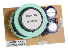 TV, SAT, HDMI, DVI kabeliai ir priedai // TV ir radijo antenos // 5931#                Zwrotnica głośnikowa subwoofera 200w/8ohm