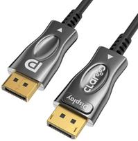 Claroc Kabel aktywny DisplayPort 1.4 AOC, 8K / 4K@120Hz, 50 m (CLAROC-DP-14-50M) | CLAROC-DP-14-50M | 5907772509876