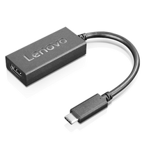 LENOVO 4X90R61022 video cable adapter 0.24 m USB Type-C to HDMI Type A (Standard) Black