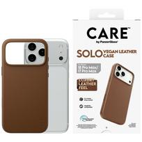 PanzerGlass CARE Case by Solo Vegan Leather MagSafe for iPhone 18 Pro Max / 17 Pro Max brown