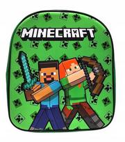 Minecraft ikimokyklinė kuprinė, žalia, 30 cm.