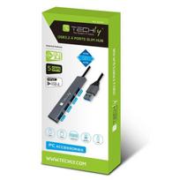 Šakotuvas Techly 4-port. Hub USB 3.2 Gen1 5Gbps USB 3.0