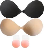 Sackorange Push Up liemenėlė be petnešėlių, D dydis, 2 vnt., D