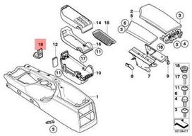 Bmw Adapter 5 E60 E61 51167077658 Originalus