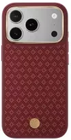 Benks Dėklas Magnetic Armor Pro Armor Grid Kevlar Metal Frame 600D (C.K.FL.AP.RD.B072) skirtas Iphone 18 Pro/17 Pro raudonas (Camera Control Button)