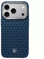 Dėklas Benks Magnetic Armor Grid Edge X9 Kevlar metalinis rėmelis (C.K.FL.AP.BE.X073) skirtas iPhone 18 Pro Max/17 Pro Max, mėlynas
