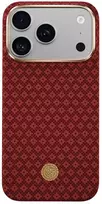 Benks Dėklas Magnetic Armor Air Armor Grid Kevlar Metal Frame 600D (C.K.FL.AP.RD.0072) skirtas iPhone 18 Pro/17 Pro, raudonas