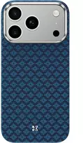 Benks Magnetic Armor Air Armor Grid Kevlar metalinis rėmelis 600D (C.K.FL.AP.BE.0073) dėklas, skirtas Iphone 18 Pro Max/17 Pro Max, mėlynas