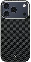 Dėklas Benks Magnetic Armor Air Armor Grid Kevlar metalinis rėmelis 600D (C.K.FL.AP.BK.0073) skirtas Iphone 18 Pro Max/17 Pro Max juodas