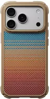 Dėklas PITAKA Cairn Case California Dream 01, skirtas iPhone 18 Pro / 17 Pro, saulėlydžio spalvos