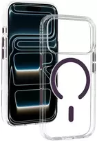 Liavec Pure dėklas su kameros valdymo mygtuku, skirtas iPhone 18 Pro/17 Pro, violetinis