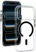 Liavec Pure dėklas su kameros valdymo mygtuku, skirtas iPhone 18 Pro Max/17 Pro Max, juodas