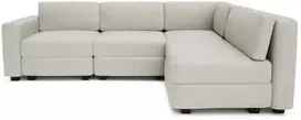 Citysofa 4 vietų kampinė modulinė sofa GRACIA - Kreminė smėlio