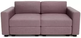 Citysofa 2 vietų modulinė sofa GRACIA - Dulsvai rožinė
