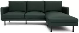 Citysofa 4 vietų dešinioji kampinė sofa Brera - Žalia