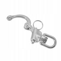 Nerūdijančio plieno swivel eye snap shackles valtims