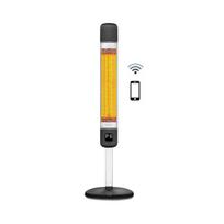 Infraraudonųjų spindulių šildytuvas Mila-WiFi 2500W, juodas