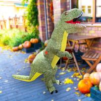 Pripučiamas kostiumas Pripučiamas kostiumas Tyrannosaurus kombinezonas Išgalvotas kostiumas Helovinas žalia