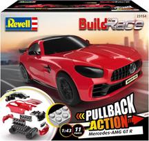 Revell 23154 Build 'n Race Mercedes-amg Gtr 1:43 mastelio modelio rinkinys automobilis su ištraukiamu varikliu vaikams nuo 4 metų, raudonas, vienas dydis