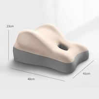 Memory Foam Butt Cushion for Couples Intimacy Sex Hip Pillow Pregnancy Support Lumbar Pillow for Sitting Lying Waist Cushion gray