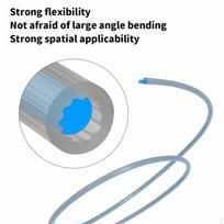 3D Printer PTFE Tube Long Filament Supplies Spare Accessories Flexible Part Tubing gray