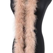 DIY 18-20 Grams Turkey Marabou Feather Boa Soft Marabou feather shawl for Wedding Clothing Decoration Scarf 2 Meter/pcs Plumes Trim 18-20g 2 Meters obuolių žalios spalvos